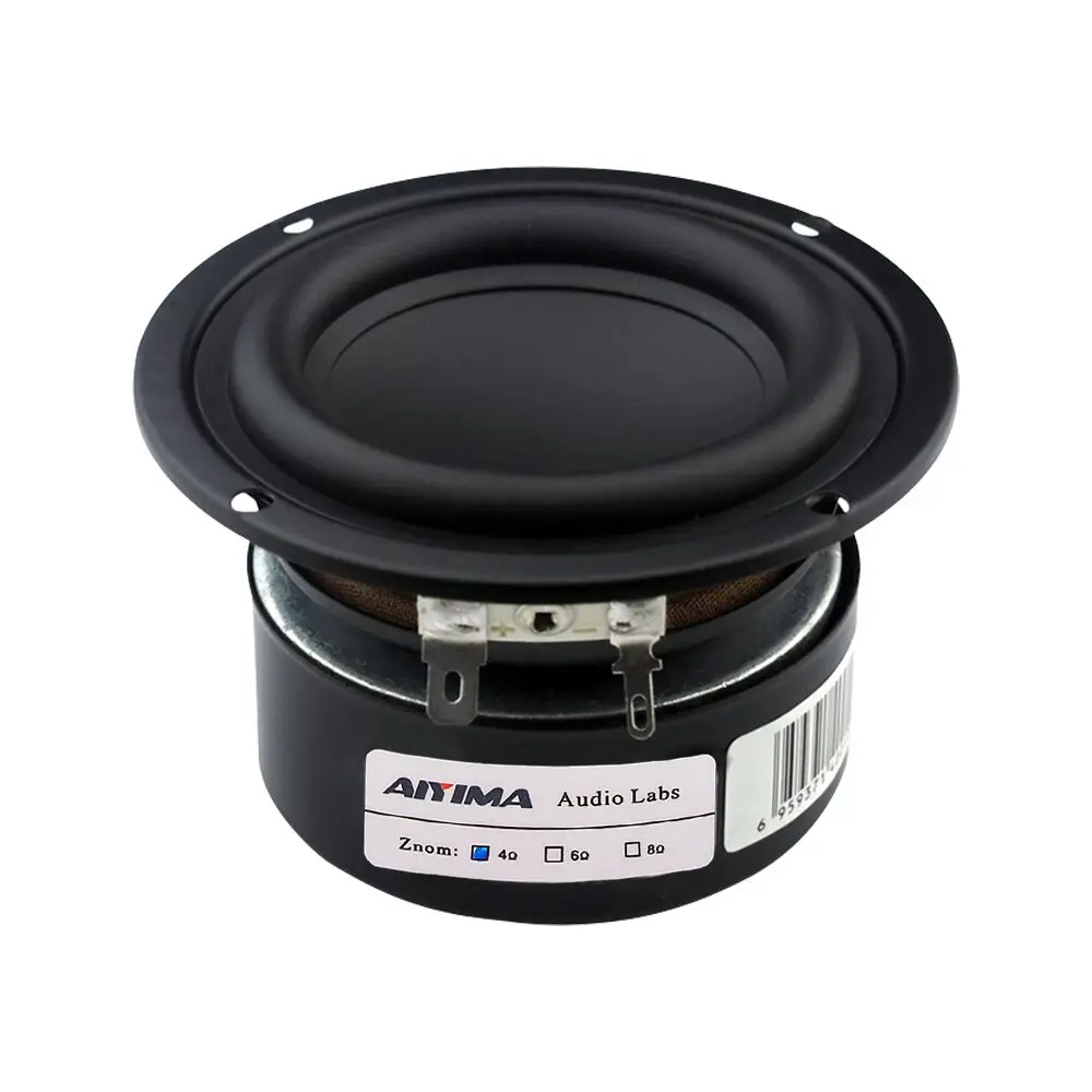 2Pcs 3 Inch Portable Audio Bass Speaker 4 8 Ohm 25W Home Theater Hifi Stereo Woofer Speakers Subwoofer Loudspeaker Horn