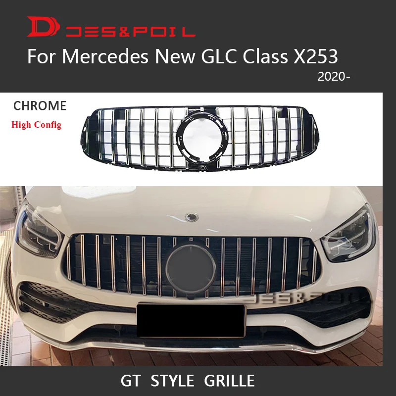 Новинка 2020 г. решетка GLC Class X253 GT Panamerica Racing купе SUV Mercedes GLC43 GLC200 GLC260 GLC300 с отверстием