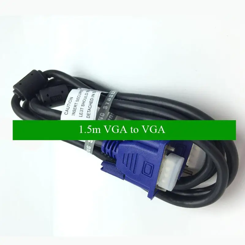 Кабель VGA на VEGA 1,5 метров 4+ 5 синяя головка Соединительный штекер на штекер VGA Кабельная линия