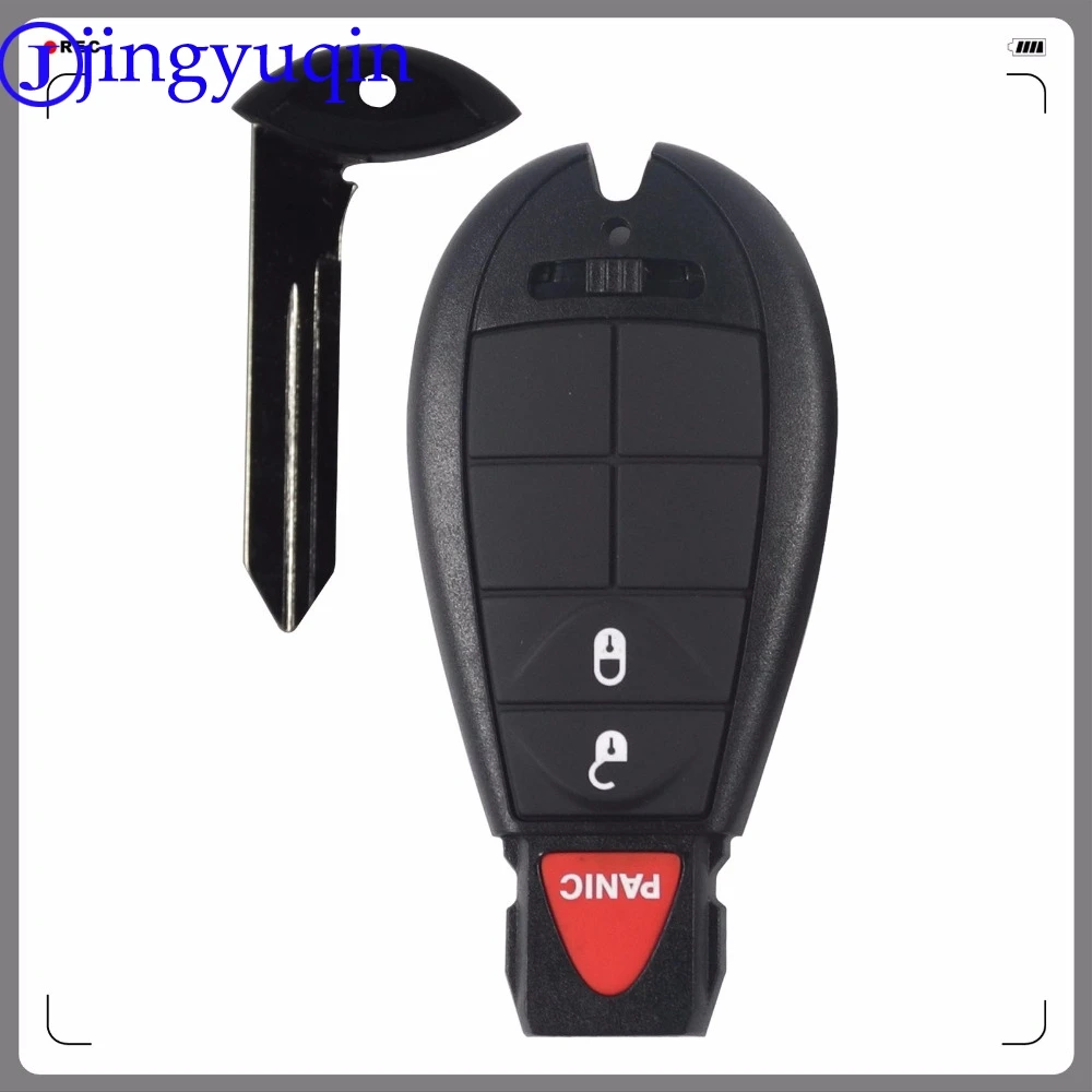 Jingyuqin для Chrysler 300 Town & кантри Dodge Challenger Charger Durango Journey 3 кнопочный дистанционный чехол