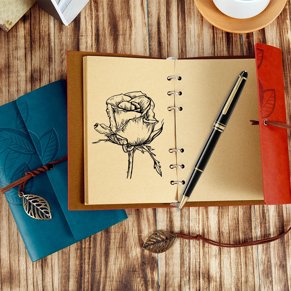 

Vintage Travelers Notebook Diary Notepad PU Leather Spiral Literature Note Book Paper Journal Planners School Stationery Gift