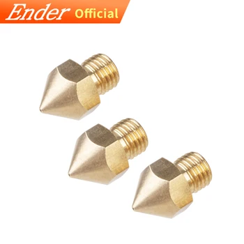 

3pcs/lots 3d printer nozzles 0.2/0.4//0.6/0.8/1.00MM option Extruder Print Head Nozzle 3D Printer part For CR-10s pro printer