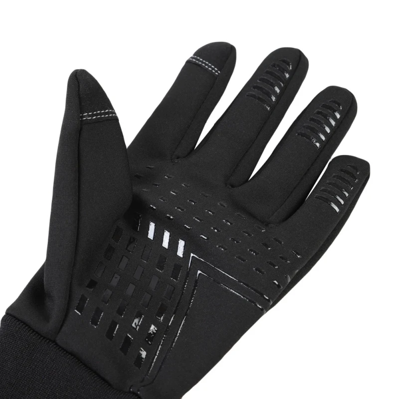 Men Women Winter Touch Screen Gloves Windproof Outdoor Warm Thicken Fleece Lining Anti-slip Skiing Cycling Motorbike Gloves