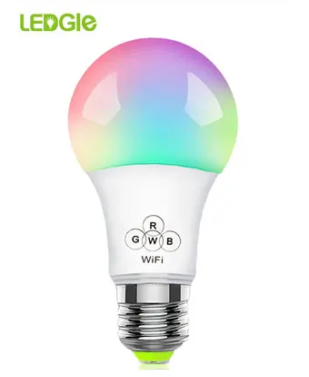E26 Smart Bulb WIFI Dimmable Smart Light LED Bulb 4.5W 7W E27 RGB color Amazon Alexa Google Home IOSAndroid Remote Control LED Lamp lampe