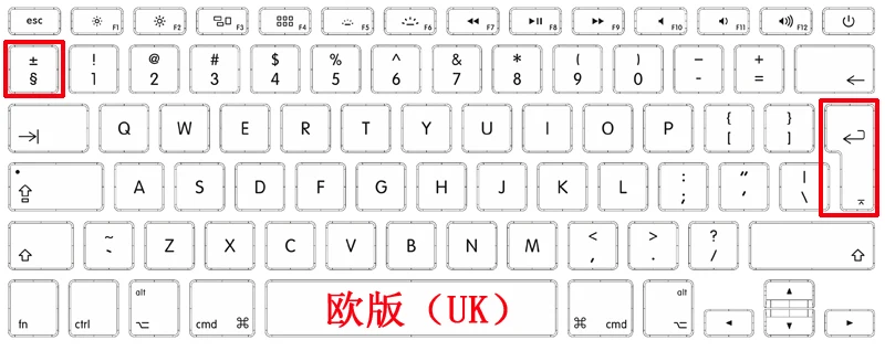 欧版键盘