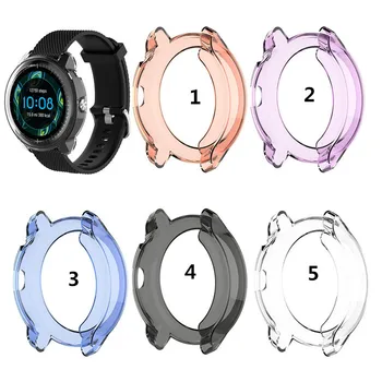 

TPU Transparent Watch Cover for Garmin Vivoactive3 Music Full Cover Protection Screen Case Shell for Garmin Vivoactive 3 Music