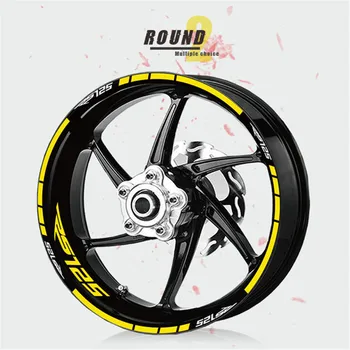 

MTKRACING for tire sticker stripe waterproof wheel sticker reflective sticker FOR APRILIA RS125 RS 125