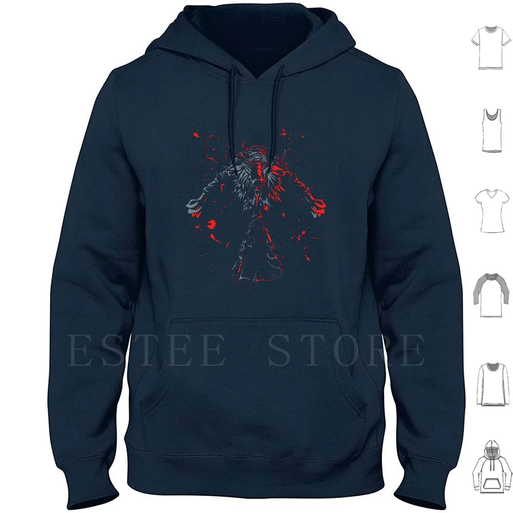 Felpe Con Cappuccio Vicar Amelia Manica Lunga Bloodborne Endboss Hunter