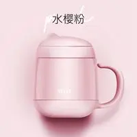 360ml light pink Термос ланч коробка из нержавеющей стали изолированные пищевые вакуумные колбы контейнер ручной хвостовик теплоизоляция Bento для хранения детей - Цвет: 360ml light pink