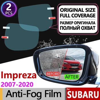 

for Subaru Impreza 2007~2020 Full Cover Anti Fog Film Rearview Mirror Car Accessories WRX STI 2008 2011 2012 2015 2016 2017 2018