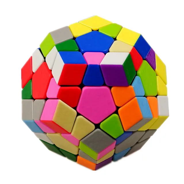 Shengshou 3x3 Megaminxeds Cube Stickerless 3x3x3 Gem Magic Cube Frosted 3Layers Speed Professional Megaminx Puzzle Toys 4
