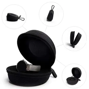

Single Watch Travel Case Zipper Storage Coin Bag For Smart Watch Wristwatch organizer Bag Box SWWQ