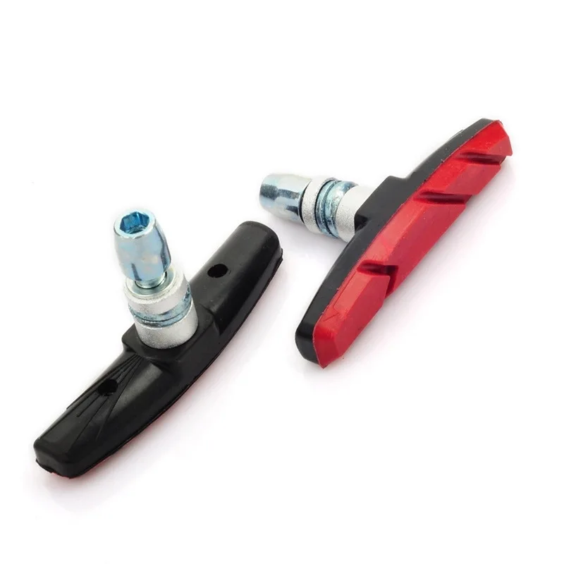 Велосипедные тормозные колодки для горного велосипеда V-Brake Rubber Block аксессуары для езды оборудование черный и белый с рисунком
