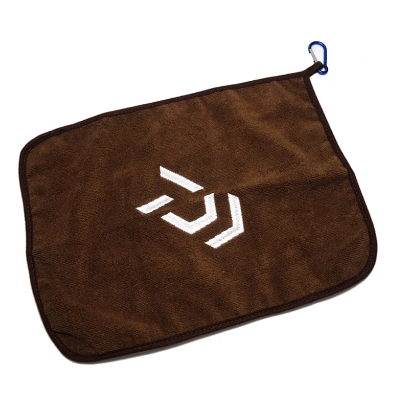 Dayiwa Dropshipping Fishing Towel Thickening Non-stick Absorbent Outdoors Sports Wipe Hands Towel Fishing Accessories