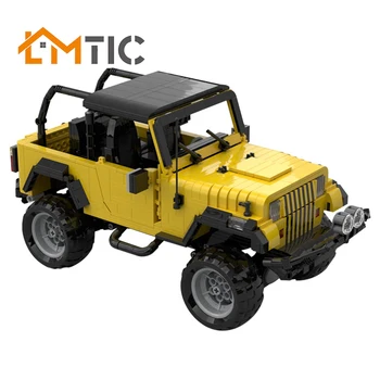 

MOC 1275pcs Yellow-Jeep Fit Technic MOC-26875 Collection Model Kits Educational Building Blocks Bricks Toys Xmas Gift For Kids