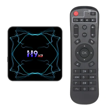 

H9 X3 TV Box S905X3 Android 9.0 TV Set Top Box 4GB 32GB 64GB 8K HDR 2.4/5G WiFi Media Player Youtube Netflix very fast TV BOX