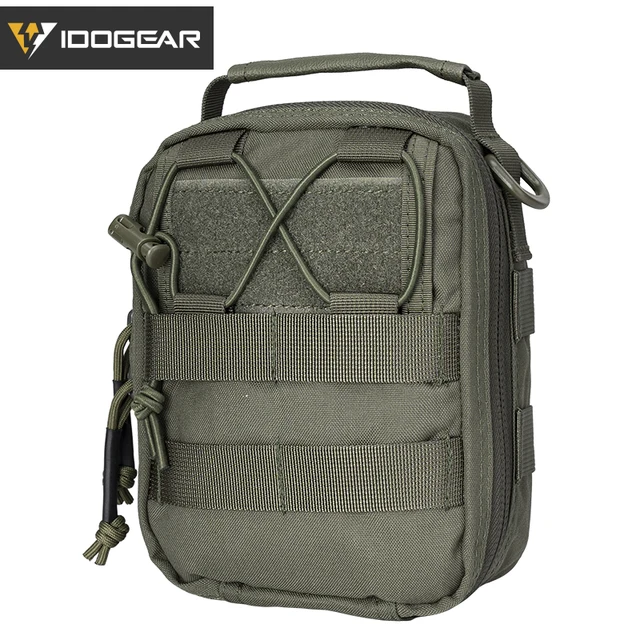IDOGEAR Tactical Medical Pouch MOLLE First Aid EMT Utility Pouch IFAK Hunting  Nylon First Aid Bag 3523 1