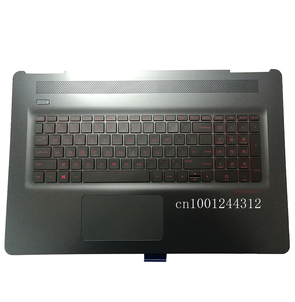 

New Original For HP Omen 17-W 17T-W Palmrest Upper Case Keyboard Bezel Cover US 862973-001