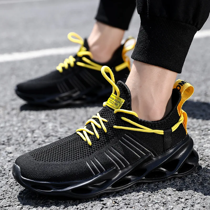 

Blade men's shoes are breathable in autumn 2020 new big size Leisure tennis sports running shoes High quality designer