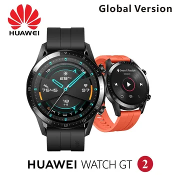 

Global Version Huawei Watch GT 2 Smart Watch Bluetooth 5.1 Blood Oxygen 14 Days Phone Call Heart Rate For Android iOS