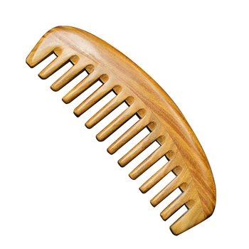 

Anti-hair Loose Wide Tooth No-static Convenient Head Massager Salon Spa Comb Hair Health Wooden Hairbrush