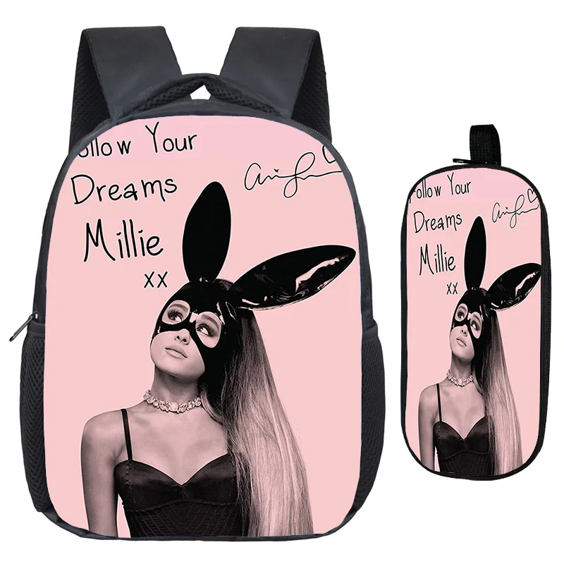 Милая Ариана большая сумка-рюкзак школьные сумки отличное качество печати шаблон сумки красивый детский сад рюкзак+ Модный пенал