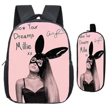 Милая Ариана большая сумка-рюкзак школьные сумки отличное качество печати шаблон сумки красивый детский сад рюкзак+ Модный пенал