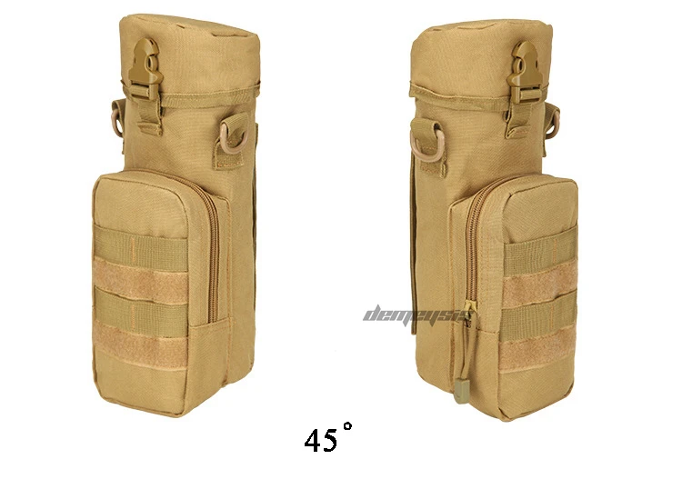 Molle Военная страйкбольная сумка для воды нейлоновая тактическая Боевая Наплечная Сумка для воды походная бутылка для воды охотничья велосипедная поясная сумка для чайника