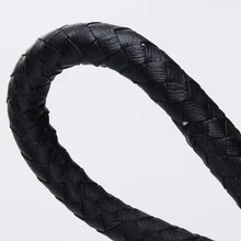 6 футов/1,85 м длинный кнут бык кнут овчарка бык кнут Плетеный черный штырь животноводство представление оборудование