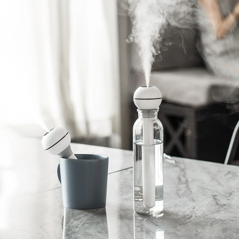 

KBAYBO No Limitation Ultrasonic Air Humidifiers Portable Rechargeable USB Aroma Essential Oil Diffuser For Home Car