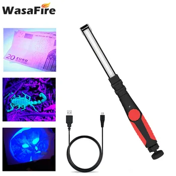 

Portable Sterilize UV-C Light Germicidal Lamp Home Handheld Disinfection UV Lamps COB LED Worklight USB Charging Flashlight