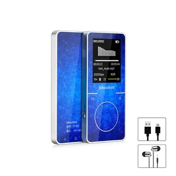 

new Colorful Outdoor Sports Portable MP3 Music Player Mini Walkman Student 1.8-Inch Screen Card Instert MP4 FM Radio Speaker
