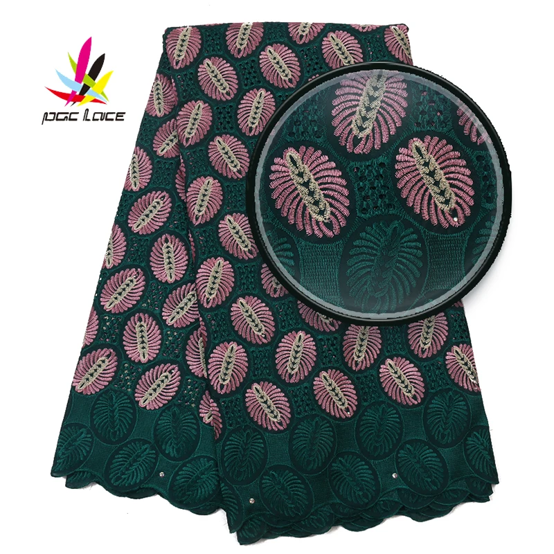 

African Embroidered Lace Fabric With Stones 2020 High Quality Nigerian Indian Dry Embroidered Lace Fabric For Dress AMY3092B
