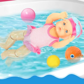

New Waterproof Electric Swimming Doll Kid Girls Toy New Bath Swimming Pool Waterproof Dolls Girls Toy Birthday Gifts