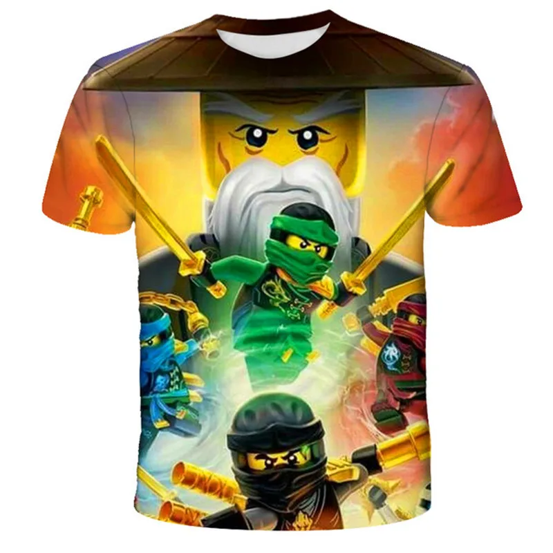 2021 Ninja Boys T shirts Summer Kids 