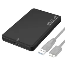 2,5 дюймов Usb 3,0 Sata Hd коробка Hdd диск внешний инструмент Hdd 5 черный чехол Гбит/с Жесткий поддержка Uasp 2 ТБ бесплатно для Ssd/Disk encloсур Y6O7