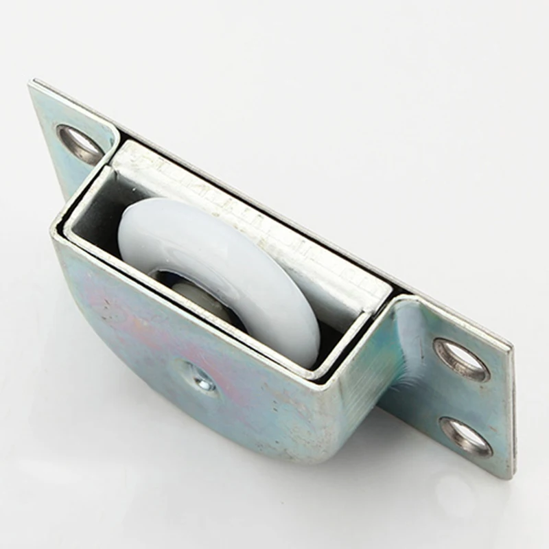 Slide Bedroom / Wardrobe Door Roller Wheel Cupboard Stainless Steel Pulley Hanging Furniture Home Hardware Accessories sliding door roller sliding door pulley