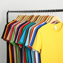2020 Brand New Cotton Men's T-shirt Short-sleeve Man T shirt Short Sleeve Pure Color Men t shirt T-shirts For Male Tops