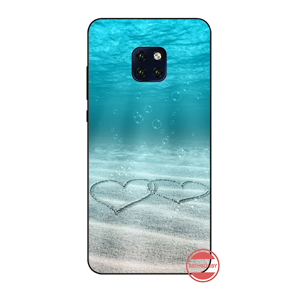 island sea  Beach spray ocean   Phone Case  Shell For Huawei Mate 9 10 20 Pro lite 20x nova 3e P10 plus P20 Pro Honor10 lite phone case for huawei Cases For Huawei