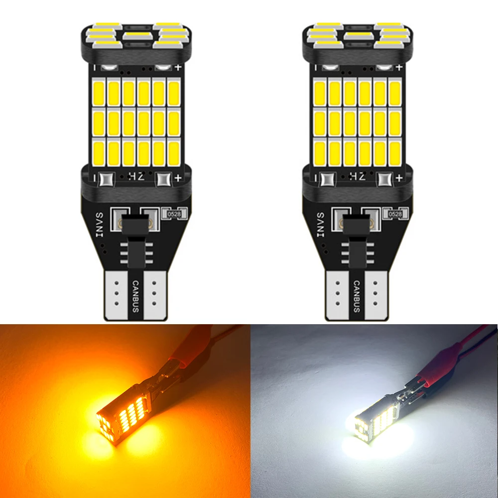 Супер яркий T15 W16W Canbus 900Lm 4014 с can bus Автомобильная резервная светодиодные фонари