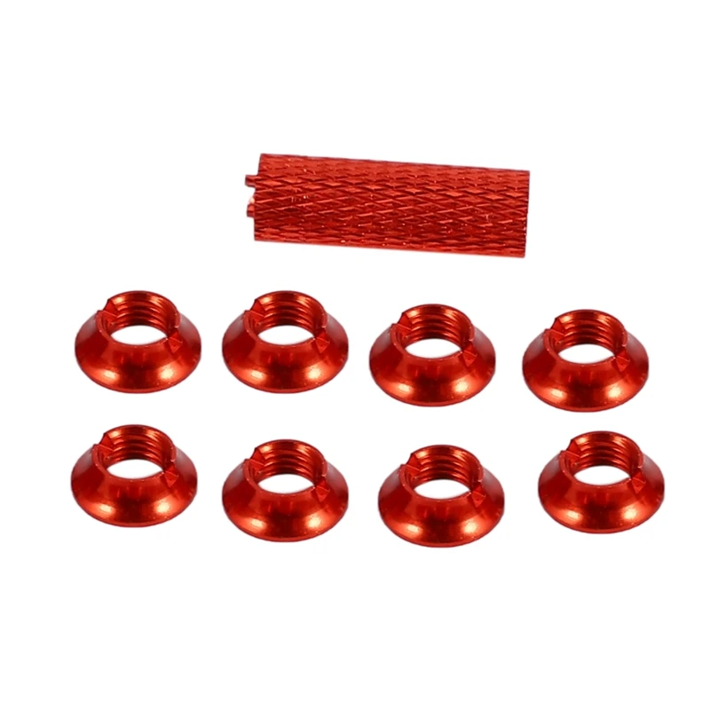 

8Pcs Metal Nut 1Pcs Futaba Remote Control JR / Frsky Gear Switch Toggle Switch Accessories