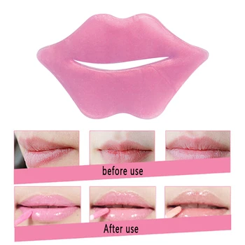 

5PCS Women Crystal Collagen Lip Mask Pads Lip Care Moisture Essence Anti Ageing Wrinkle Patch Pad Gel Dilute the Lip