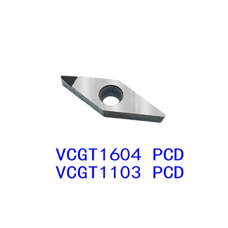 VCGT110302 VCGT160402 VCGT160404 PCD ЧПУ для резки алюминия и меди обработки расточные токарные