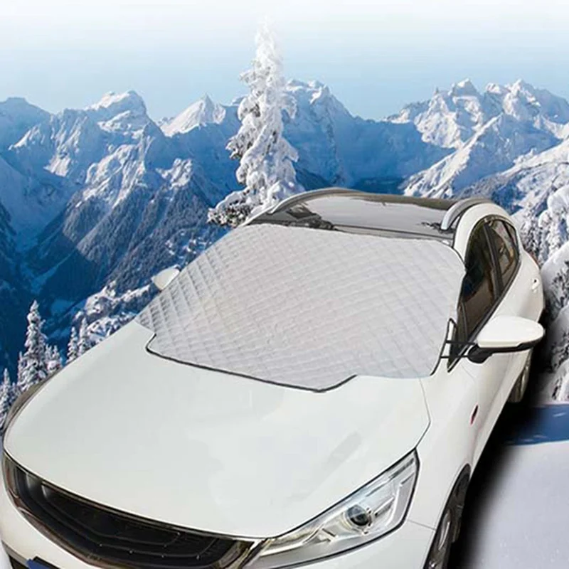 Защита от снега автомобиля козырек Солнцезащитный козырек Передняя Задняя крышка лобового стекла блок щиты защита от пыли внешние