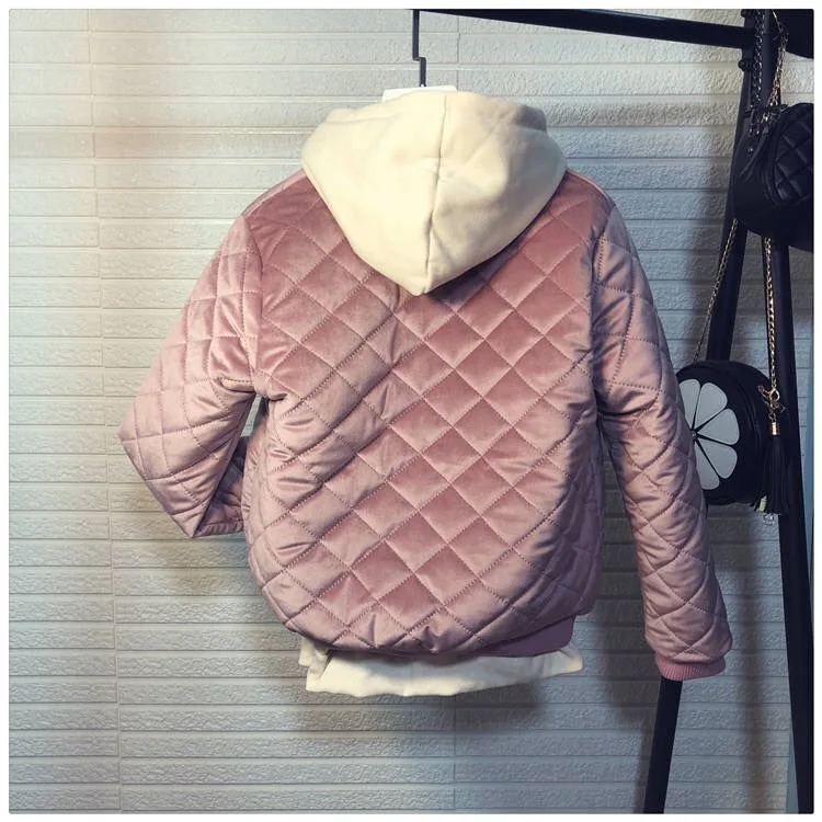 Vangull бархатный женский основной куртка новая осенне-зимняя Модная тонкая однотонная верхняя одежда женское пальто с длинными рукавами бейсбольная форма