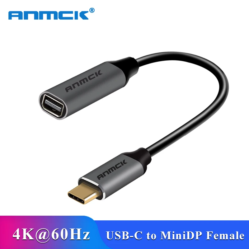 Кабель-адаптер USB Type-C на Mini Displayport конвертер 4K 60 Гц для Macbook Pro HuaWei Mate 10 P20 Samsung S8 S9 |
