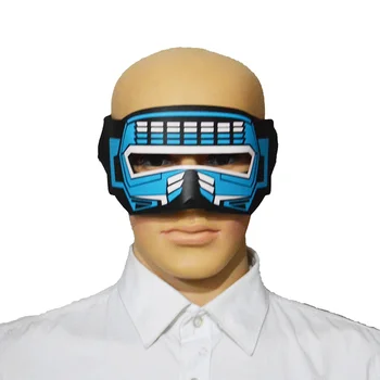 

LED Voice Control Luminous Mask Party Mask Halloween Glowing Party Mask for Men Women Party Drop Shipping