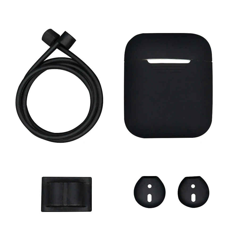 4 шт./упаковка силиконовый чехол для наушников Apple AirPods | Электроника