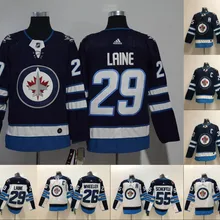 Сшитые Winnipeg Мужские взрослые#29 Patrik Laine 55 Mark Scheifele 33 Дастин Byfuglien 26 Блейк Вилер Джерси