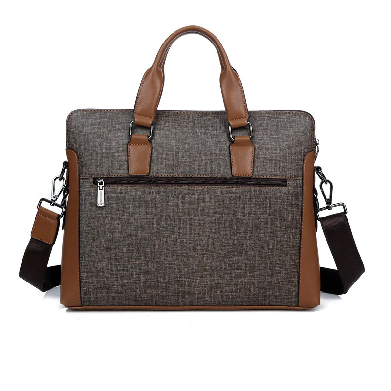 

Daishu Brand Men's Bag Briefcase 14-Inch Computer Bag Briefcase Shoulder Oblique Bag